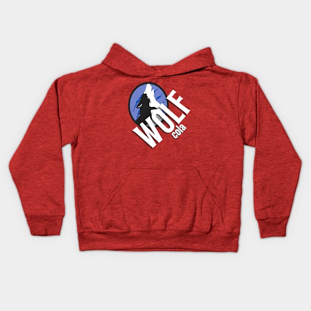 Wolf Cola Kids Hoodie by Spatski